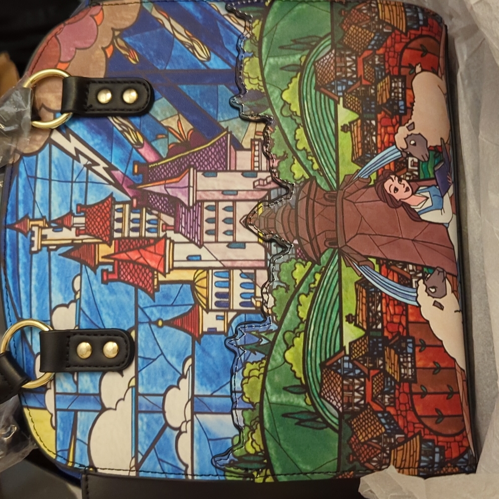 Beauty and the beast loungefly cross body